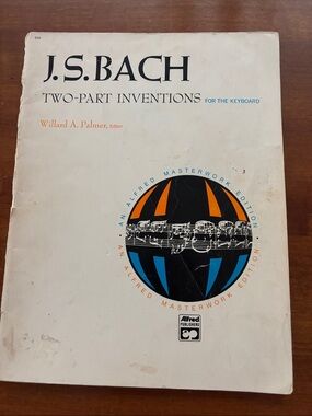 J.S. Bach Two-Part Inventions Alfred Masterwork Edition